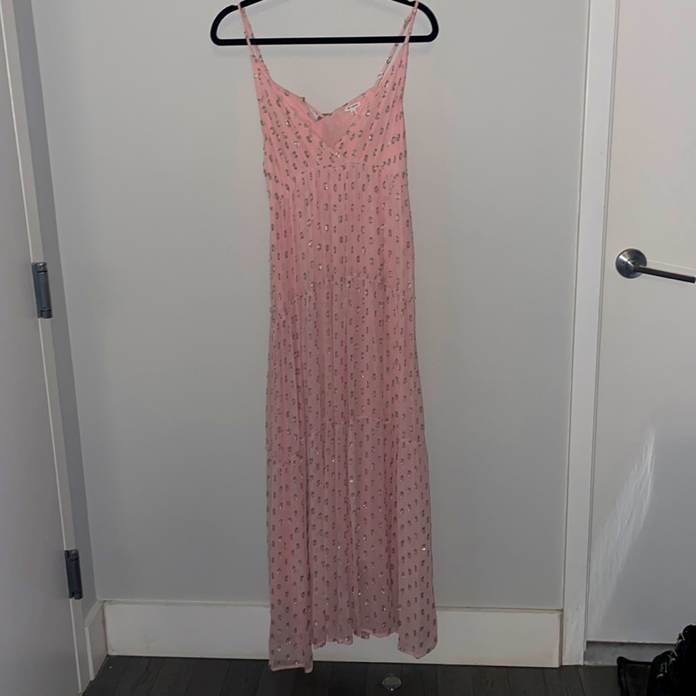 Long Pink “En Creme” Dress
